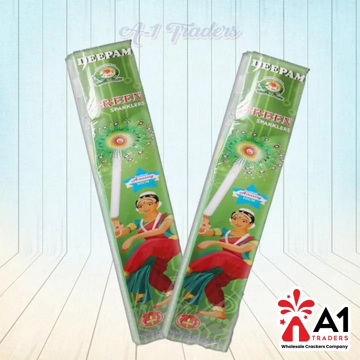 30cm Green Sparklers