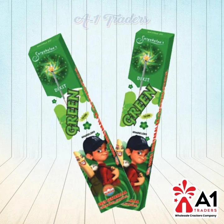 12cm Green Sparklers
